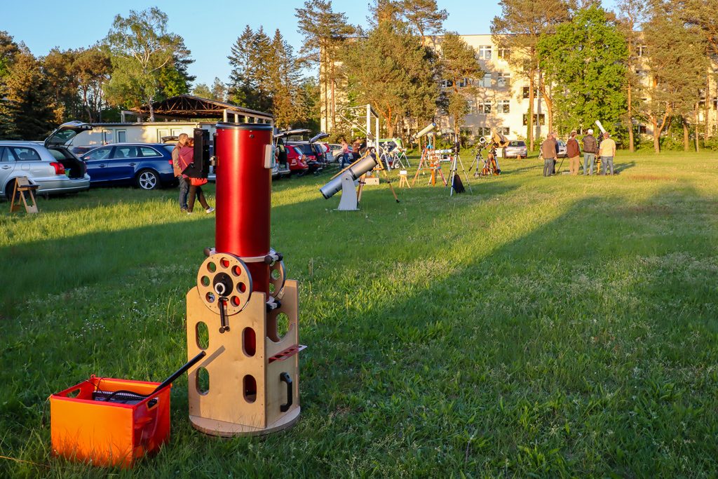 Auf dem 21. Südbrandenburger Sternfreundetreffen in Rückersdorf