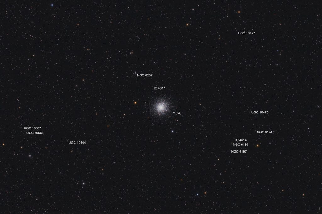Umgebung von Messier 13